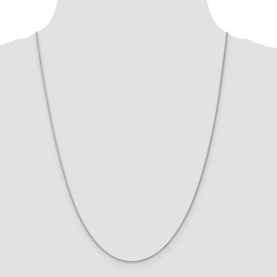 Leslie's 10K White Gold 1mm Spiga Chain