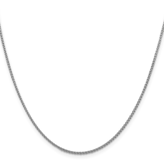 Leslie's 10K White Gold 1.5mm  D/C Spiga Chain