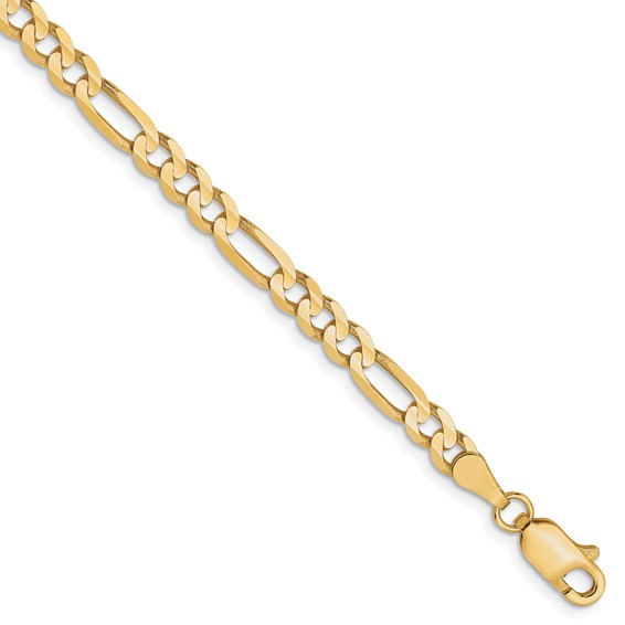 Leslie's 10K 4mm Concave Figaro Chain