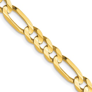 Leslie's 10K 5.25mm Concave Figaro Chain