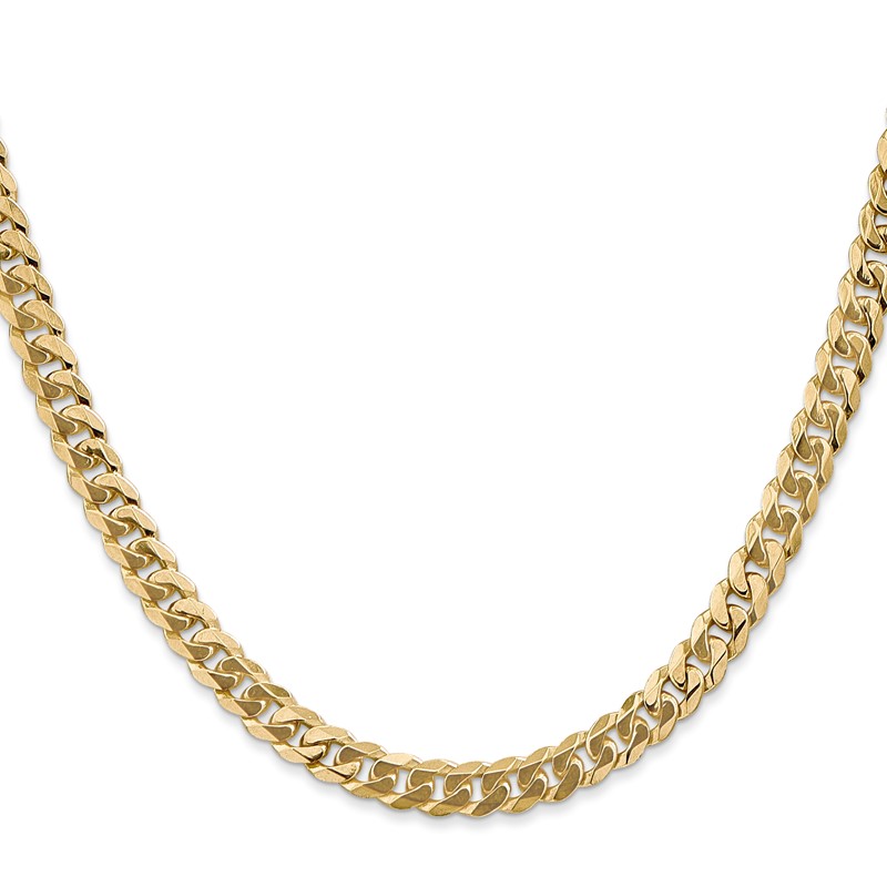 10K 5.75mm Flat Beveled Curb Chain