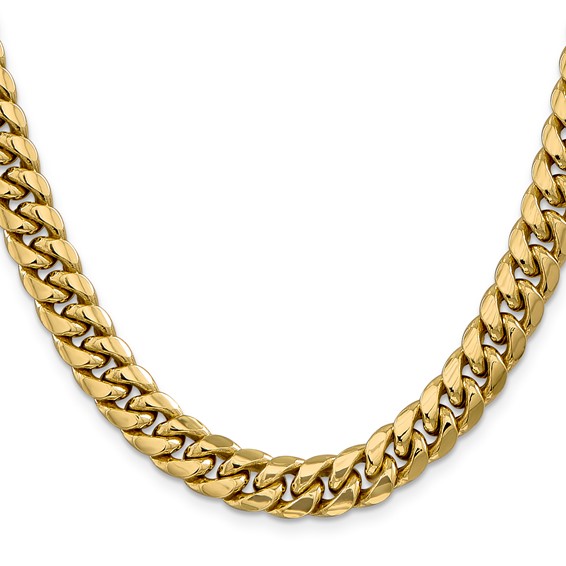 Leslie's 10K Semi-Solid 9.3mm Miami Cuban Chain