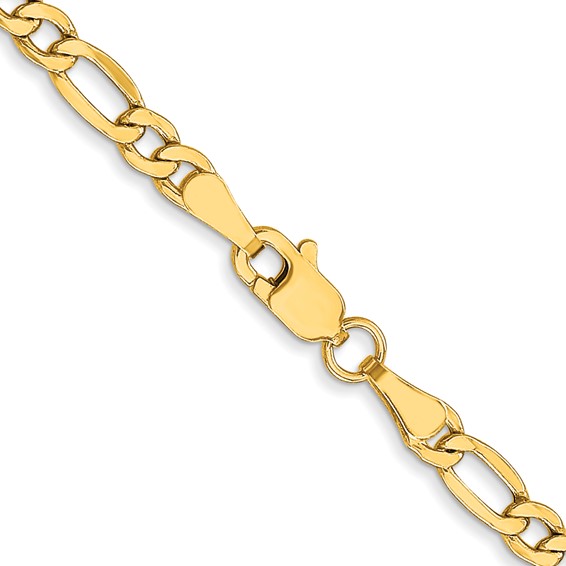 Leslie's 10K 3.5mm Semi-Solid Figaro Chain