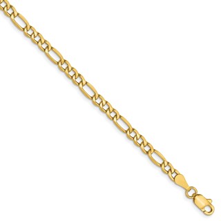 Leslie's 10K 3.5mm Semi-Solid Figaro Chain