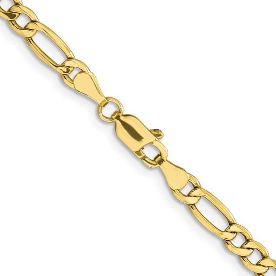 Leslie's 10K 4.75mm Semi-Solid Figaro Chain