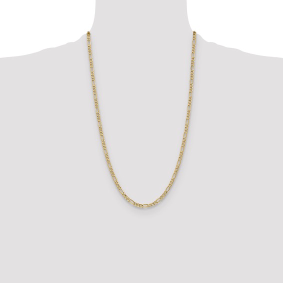 Leslie's 10k 4.75mm Semi-Solid Figaro Chain