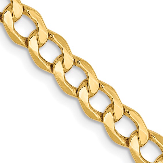 Leslie's 10K 4.3mm Semi-Solid Curb Chain