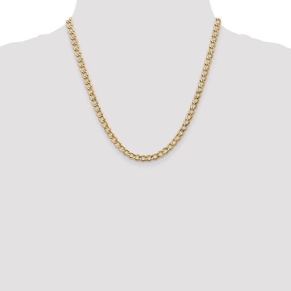 Leslie's 10K 5.25mm Semi-Solid Curb Chain