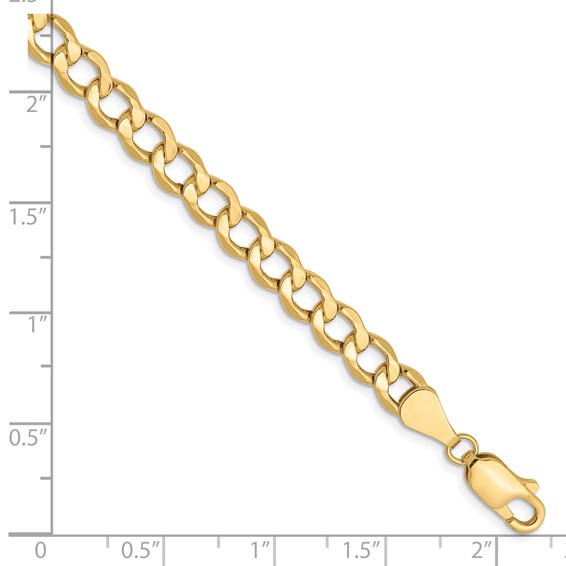 Leslie's 10K 5.25mm Semi-Solid Curb Chain