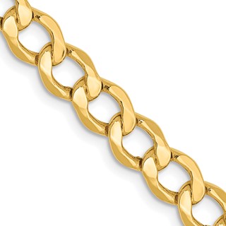 Leslie's 10K 5.25mm Semi-Solid Curb Chain
