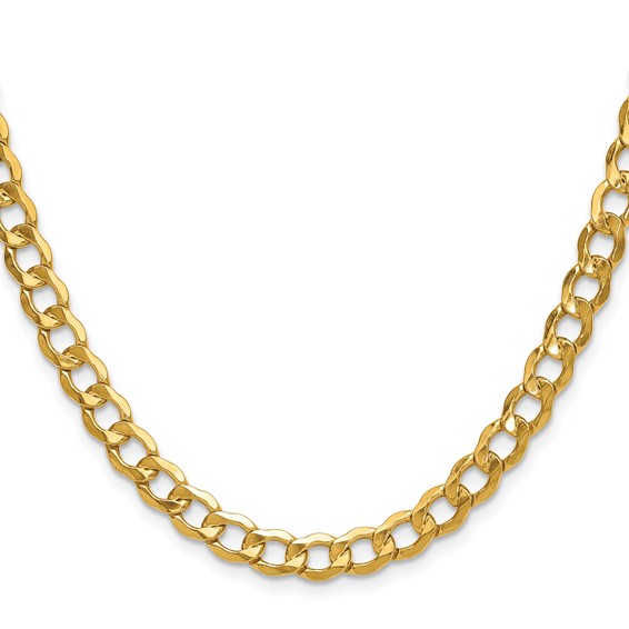 Leslie's 10K 6.5mm Semi-Solid Curb Chain