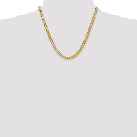 Leslie's 10K 6.5mm Semi-Solid Curb Chain