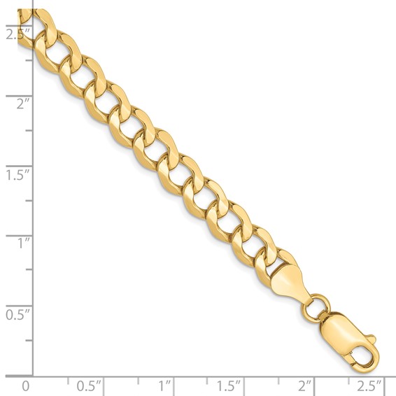 Leslie's 10K 6.5mm Semi-Solid Curb Chain