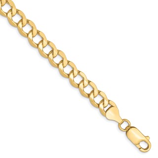 Leslie's 10K 6.5mm Semi-Solid Curb Chain