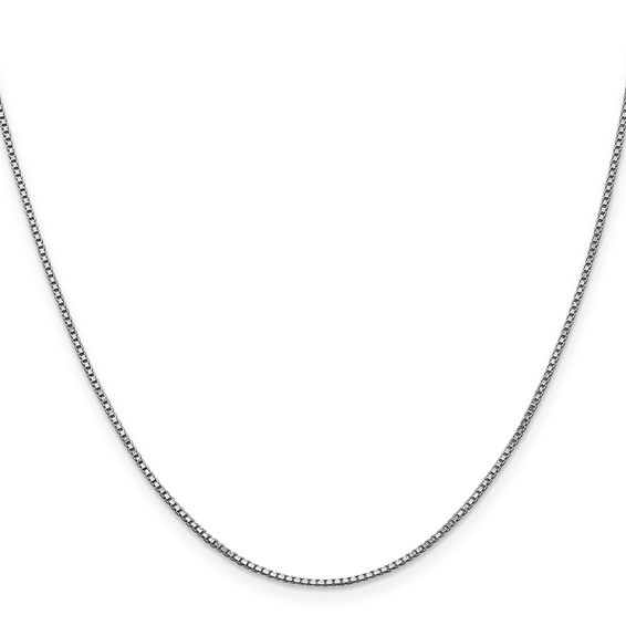 Leslie's 14K White Gold 1mm Box Chain