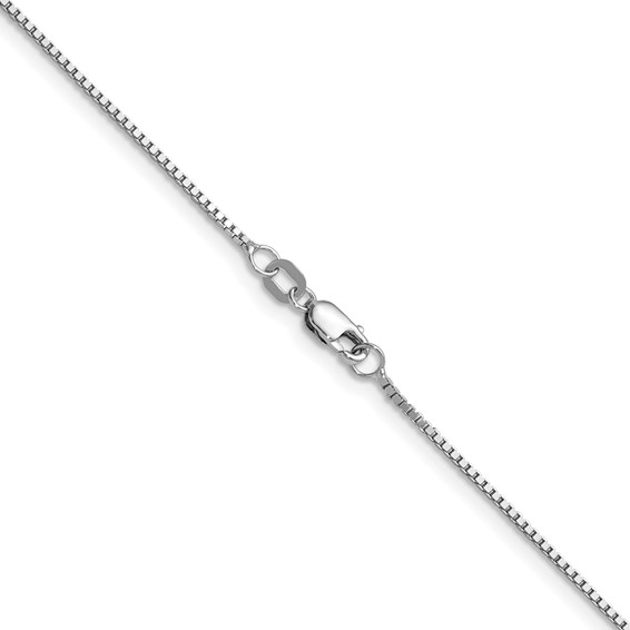 Leslie's 14K White Gold 1mm Box Chain