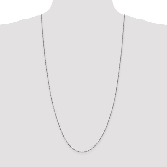 Leslie's 14K White Gold 1mm Box Chain