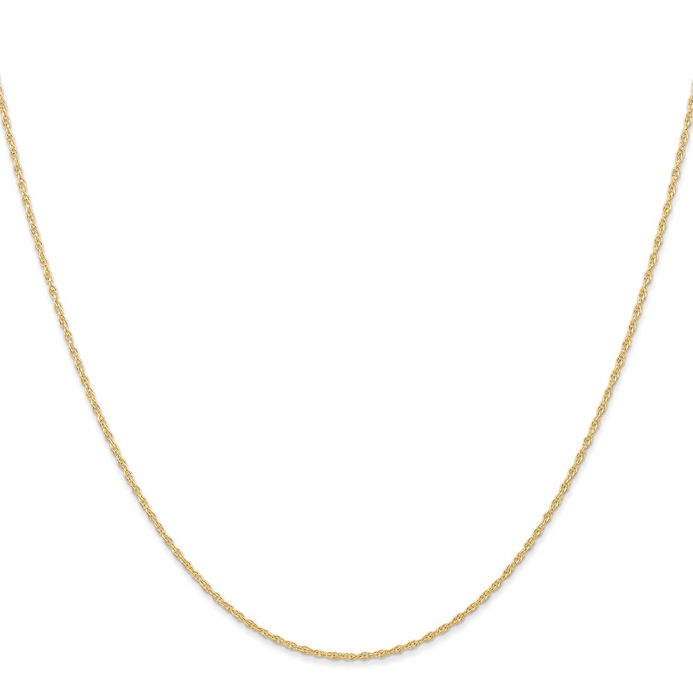14K 14 inch Carded .95mm Cable Rope with Spring Ring Clasp Chain (8RY-14)
