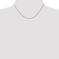 14K Yellow Gold Carded.95mm Cable Rope Chain with Spring Ring Clasp, 16" view 4