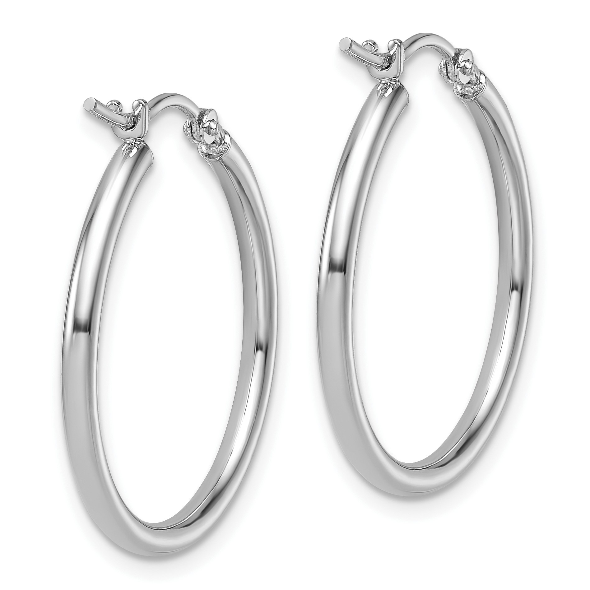 Polished Gold Hoop Earrings