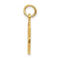 14K Yellow Gold Multi-color Enameled Artist Palette Charm view 2