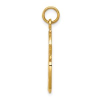 14K Yellow Gold Multi-color Enameled Artist Palette Charm view 2