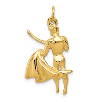 14K Yellow Gold Matador Charm view 1