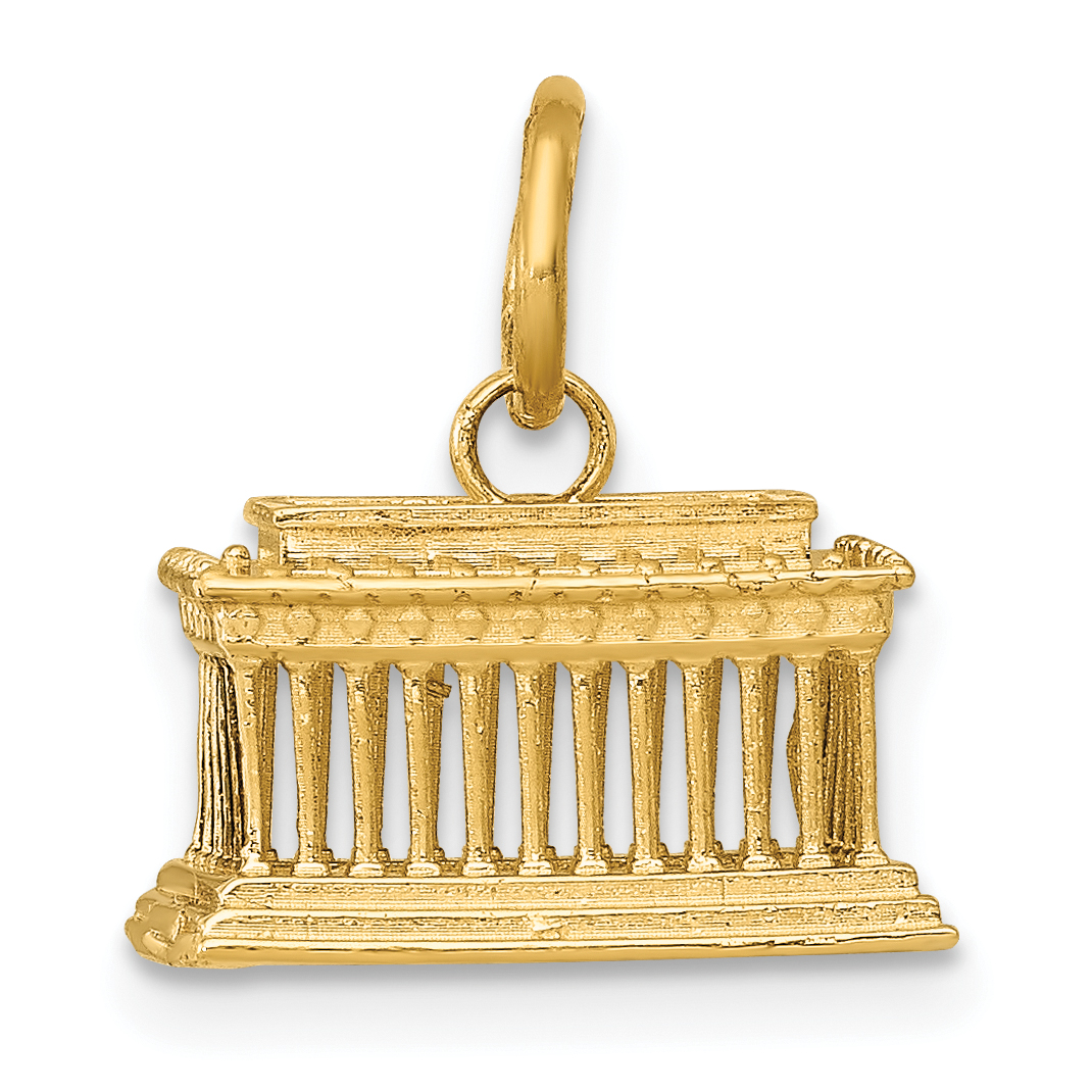 14k Lincoln Memorial Charm (A0409/L)
