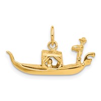 14K Yellow Gold 3-D Gondola Charm view 1