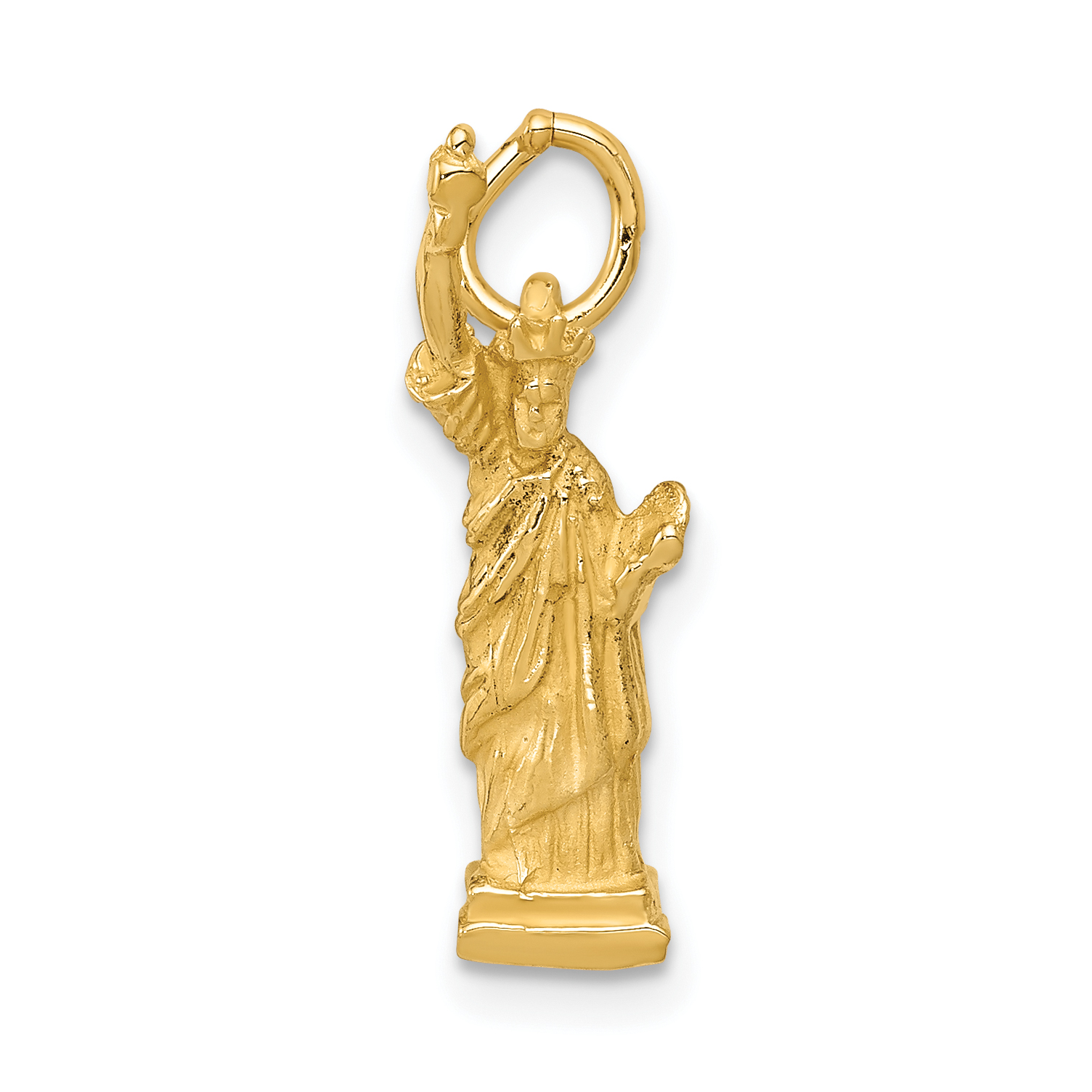 14k  3D Statue Of Liberty Charm (A0685)