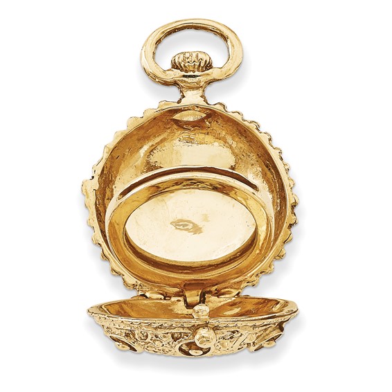 14k Vintage Fancy Domed 20mm Round Locket