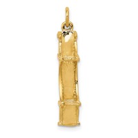 14K Yellow Gold 3-D Golden Gate Bridge Charm view 2