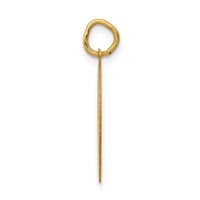 14K Yellow Gold Graduation Day Engravable Disc Charm view 2