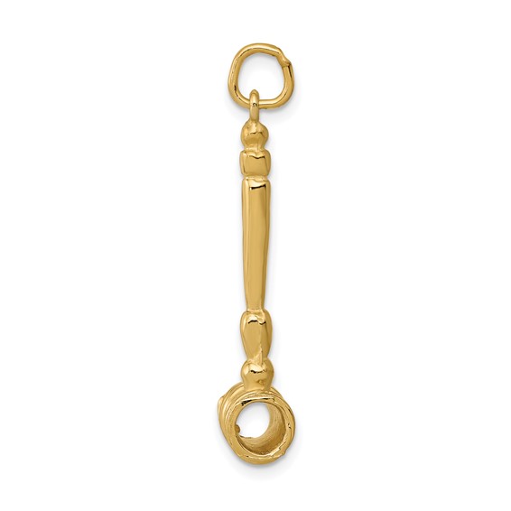 14k 3-D Gavel Charm