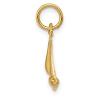 14K Yellow Gold 3-D Sailboat Charm view 2