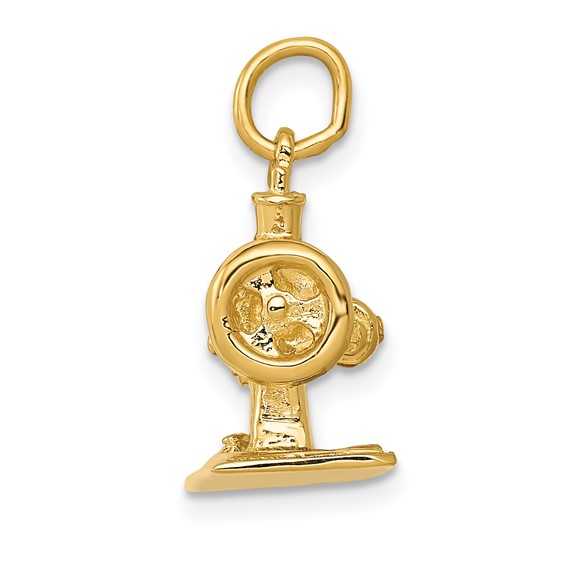 14K  3-D Antique Sewing Machine Charm
