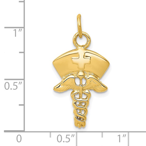 Gold Polished Medical Pendants