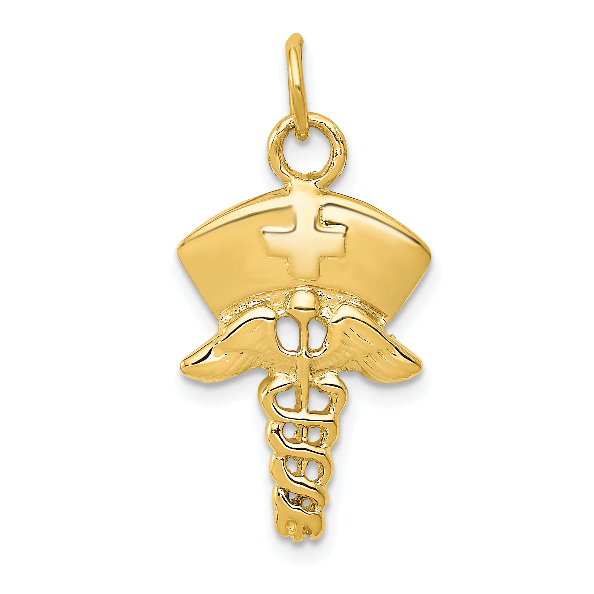 14k Nurse Symbol Charm (A1602)