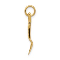 14K 3-D Spade Charm view 2