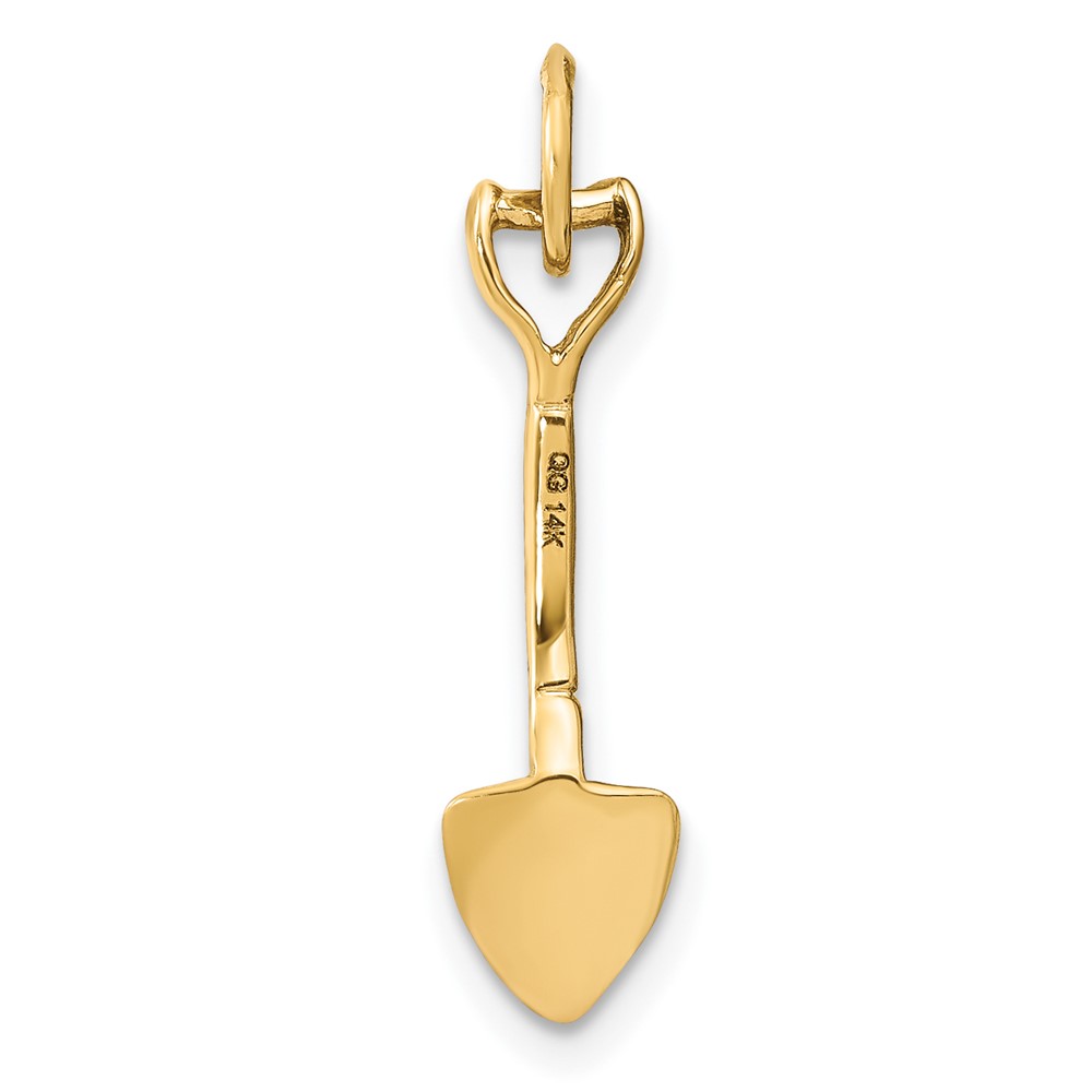 14k 3-D Spade Charm (A2140)