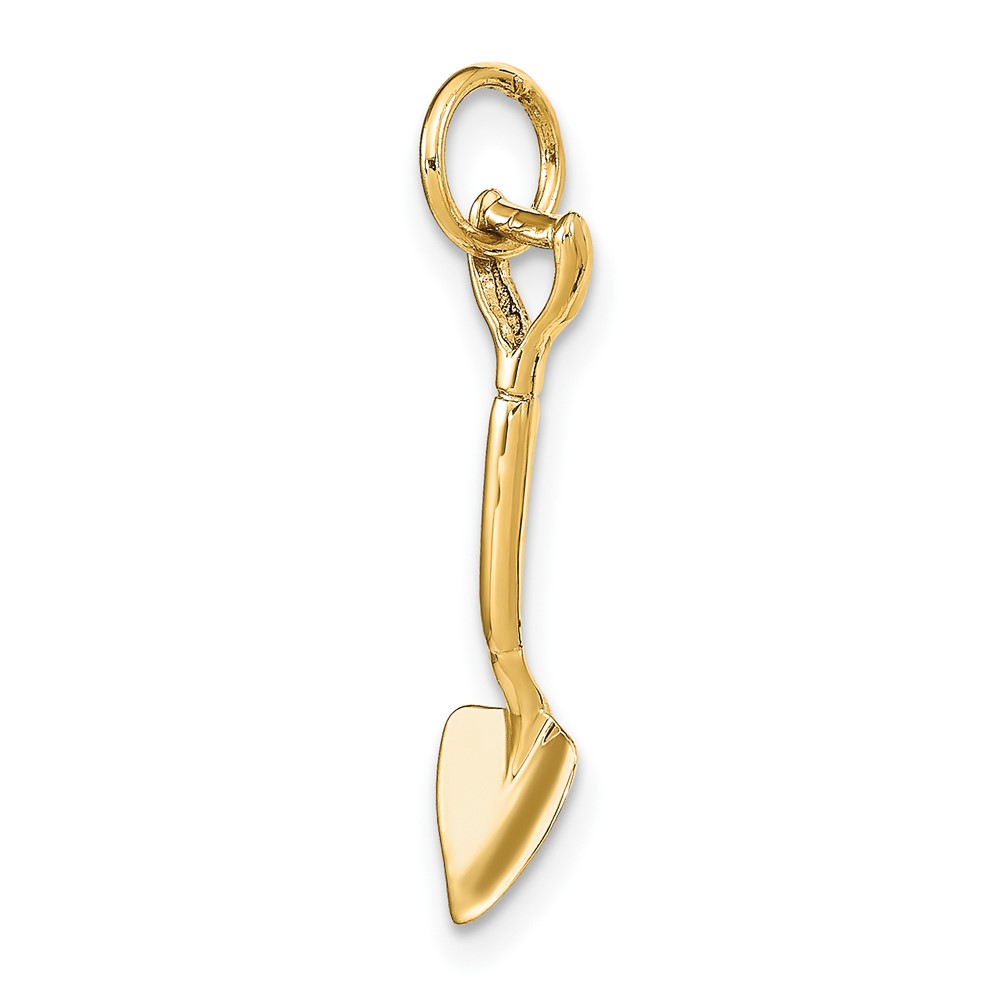 14k 3-D Spade Charm (A2140)