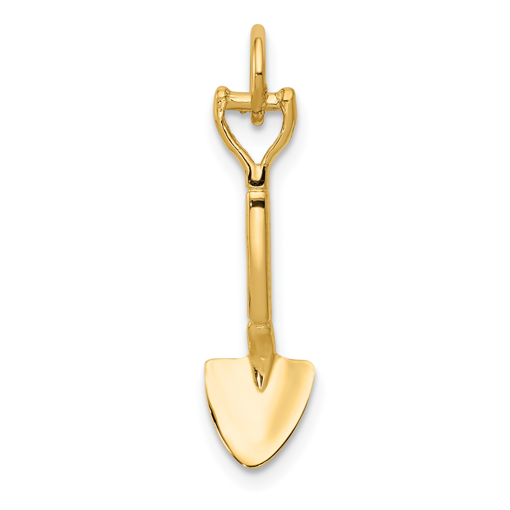 14k 3-D Spade Charm (A2140)