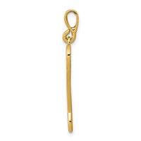 14K Yellow Gold 3-D Wrench Charm view 2