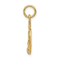 14K Yellow Gold Scales of Justice Charm view 2