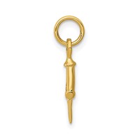 14K Yellow Gold Doctors Syringe Charm view 2