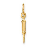 14K Yellow Gold Doctors Syringe Charm view 1