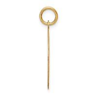 14K Merry Christmas 19mm Engravable Disc Charm view 2