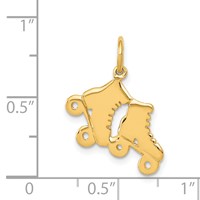 14K Roller Skates Charm view 4