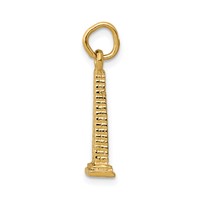 14K Yellow Gold 3-D Washington Monument Charm view 2