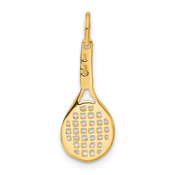 14k Racquet Charm